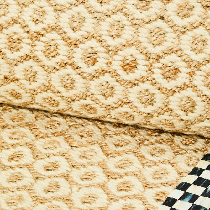 Courtly Check Natural Honeycomb 6' x 9' Jute Rug - {current_domain}