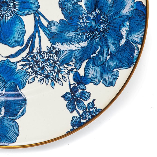 Royal English Garden Enamel Salad/Dessert Plate - {current_domain}