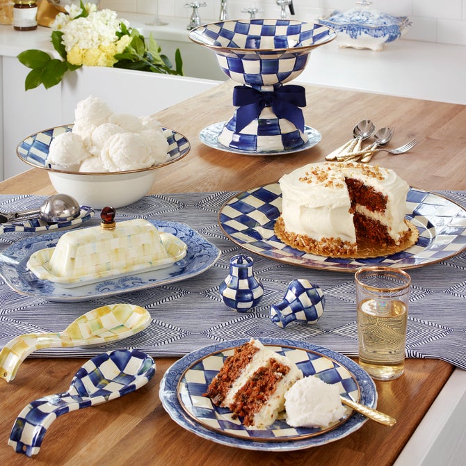 Royal Check Serving Platter - {current_domain}