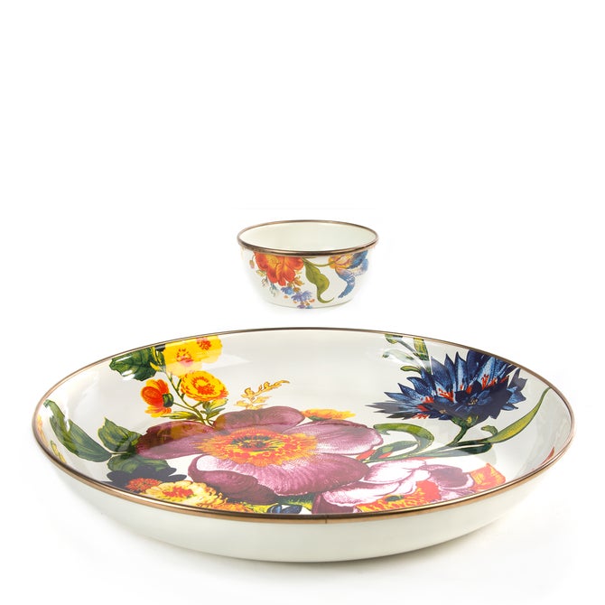 White Flower Market Chip & Dip Set - {current_domain}