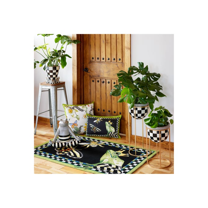 Courtly Check Short Plant Stand - {current_domain}
