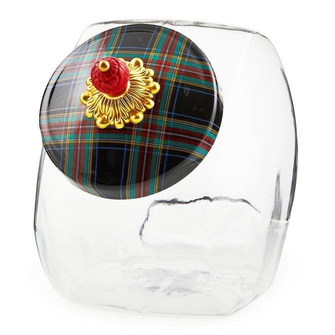 Cookie Jar with Black Tartan Lid - {current_domain}