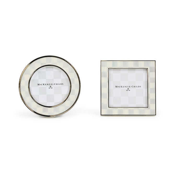 Sterling Check Silver Plated Frames, Set of 2 - {current_domain}