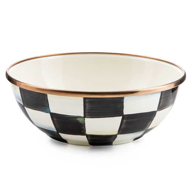 Courtly Check Enamel Everyday Bowl - {current_domain}
