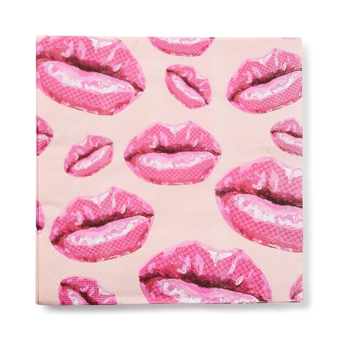 Kiss Me Dinner Paper Napkins - {current_domain}