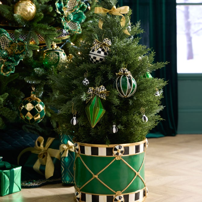 Emerald Luxe Crown Jumbo Glass Ball Ornament - {current_domain}