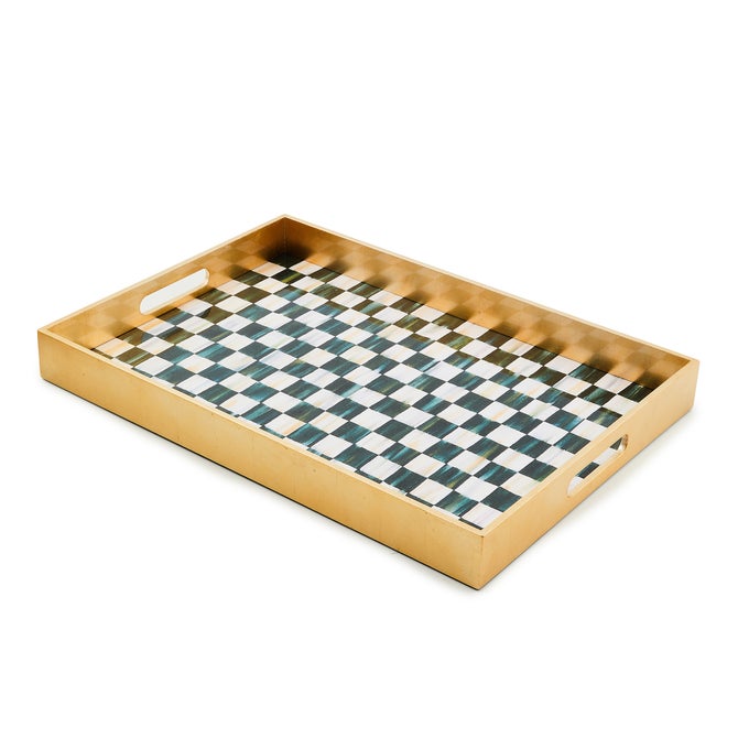 Courtly Check Lacquer Tray - {current_domain}