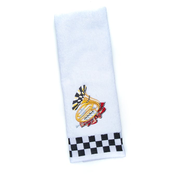 Pucker Up Check Hand Towel - {current_domain}