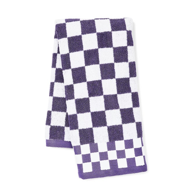 Plum Check Hand Towel - {current_domain}