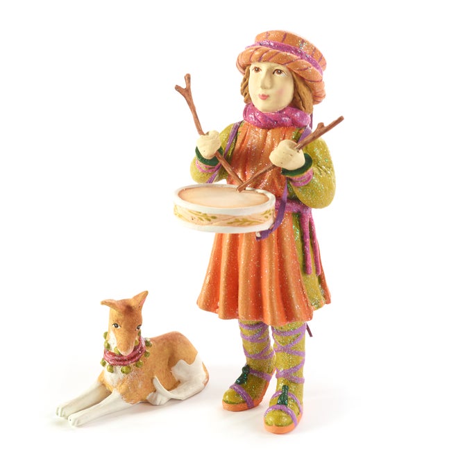Patience Brewster Nativity Little Drummer Boy & Dog Figures - {current_domain}