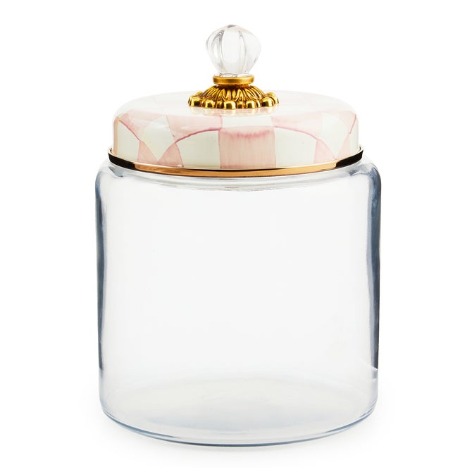 Rosy Check Large Kitchen Canister - {current_domain}