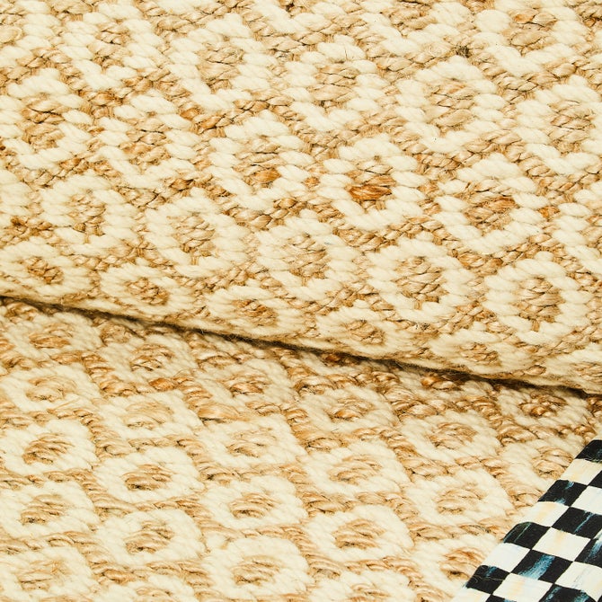 Courtly Check Natural Honeycomb 8' x 10' Jute Rug - {current_domain}