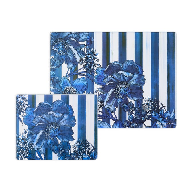 Royal English Garden Glass Cutting Boards, Set of 2 - {current_domain}