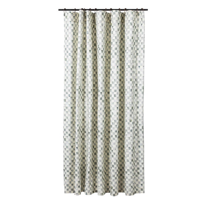 Sterling Check Shower Curtain - {current_domain}