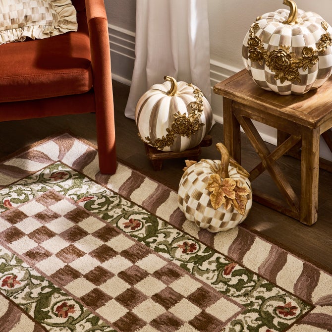 Mocha Check 5' x 8' Rug - {current_domain}