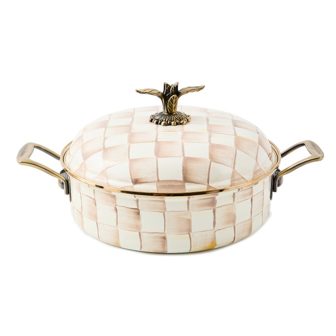 Mocha Check 5 Qt. Casserole - {current_domain}