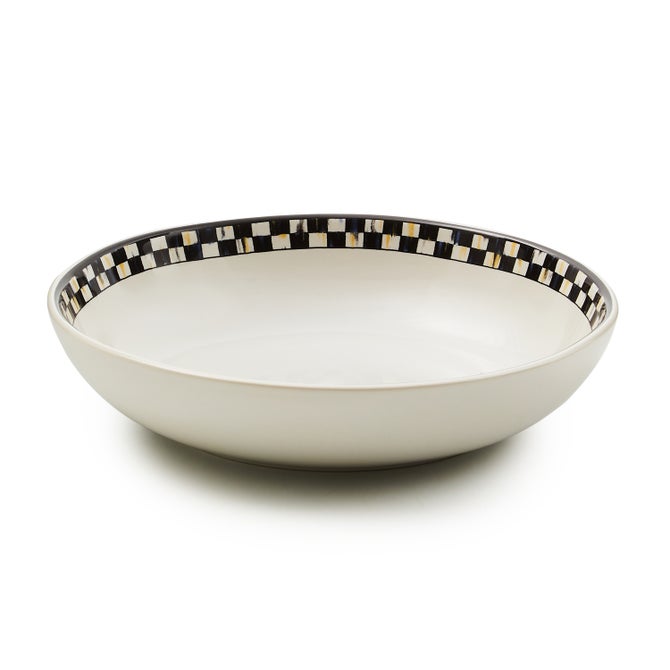 Courtly Check Everyday Pasta Bowls, Set of 4 - {current_domain}