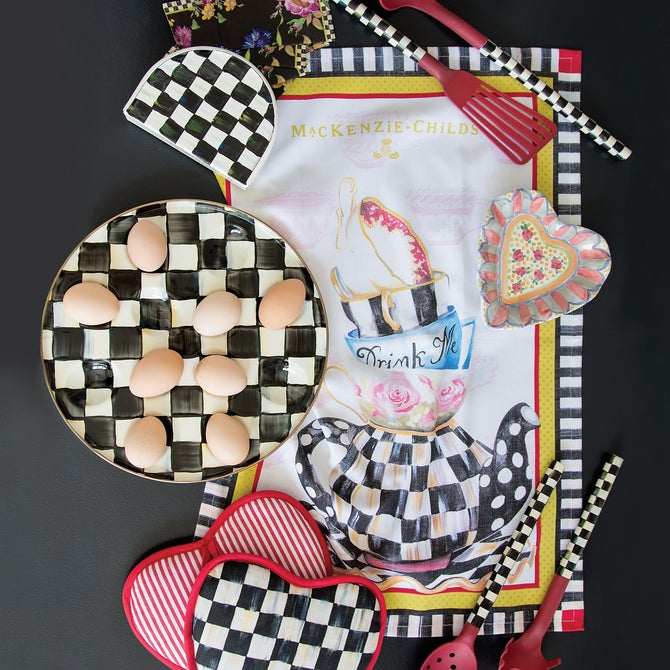 Courtly Check Egg Plate - {current_domain}