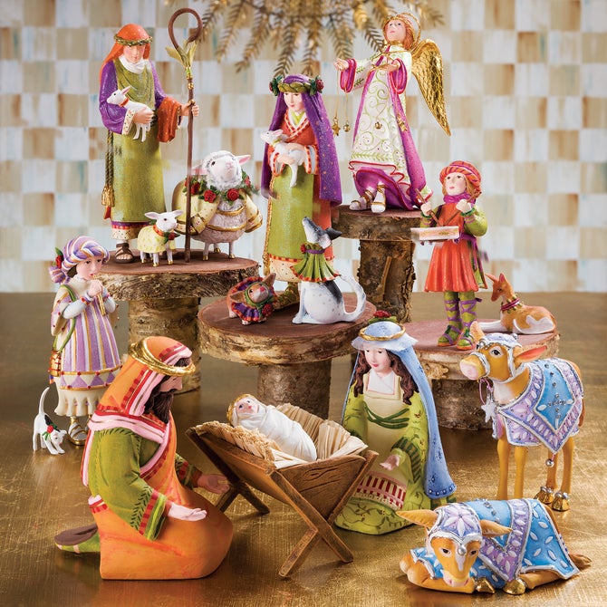 Patience Brewster Nativity Shepherd & Sheep Figures - {current_domain}