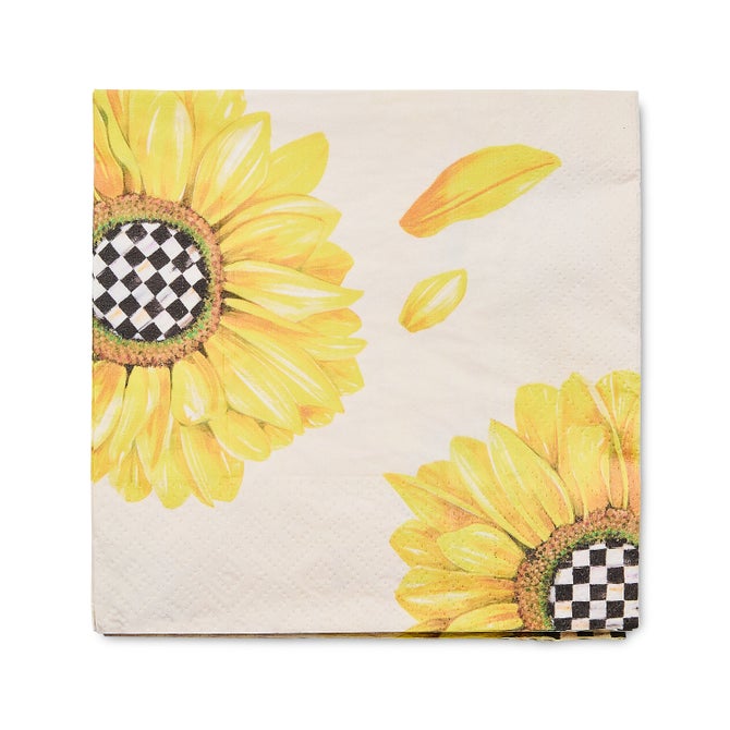 Sunflower Dinner Paper Napkins - {current_domain}
