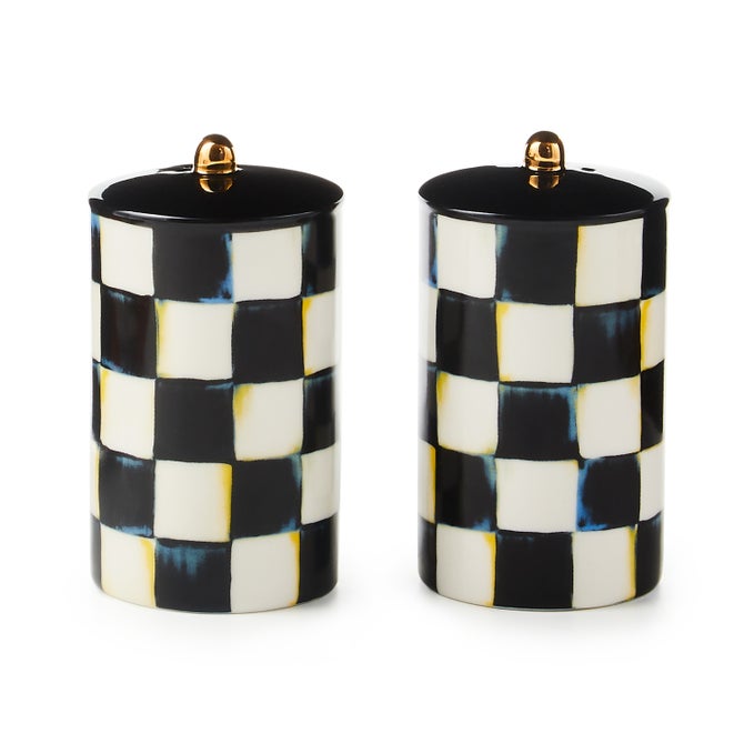 Courtly Check Farmhouse Salt & Pepper Set - {current_domain}