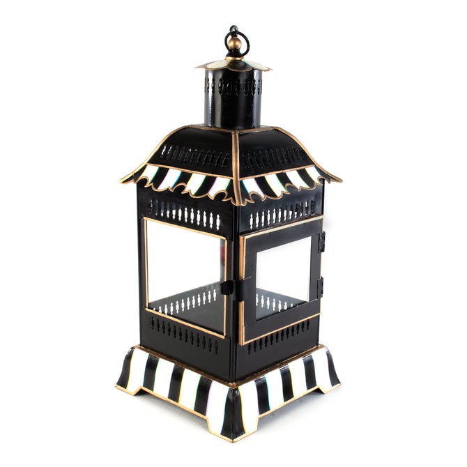 Courtly Stripe Small Candle Lantern - {current_domain}
