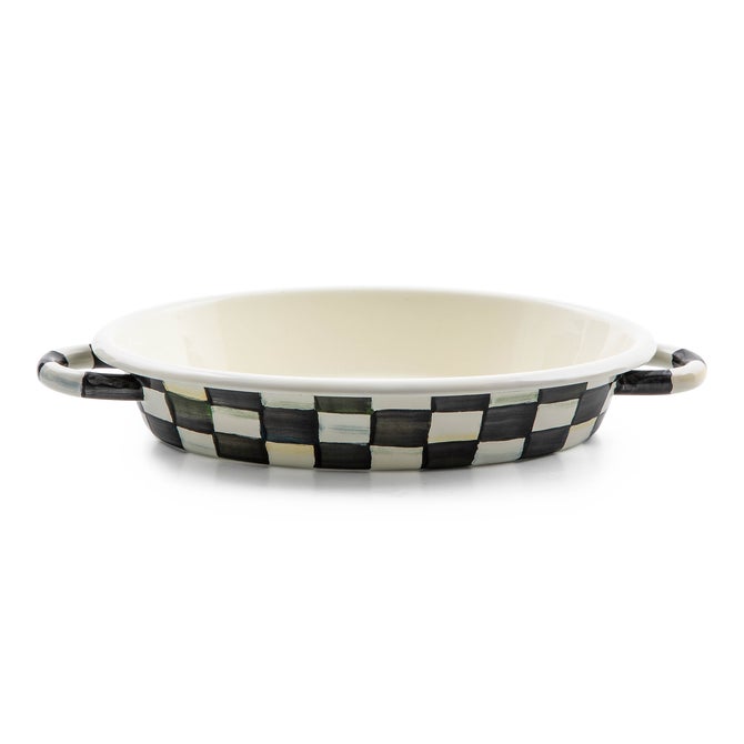 Courtly Check Medium Oval Gratin Dish - {current_domain}