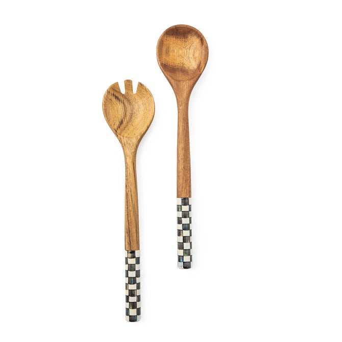 Courtly Check Salad Servers - {current_domain}