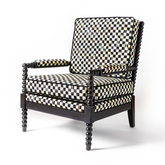 Spindle Check Outdoor Chair - {current_domain}