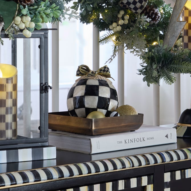 Check Capiz Jumbo Ball Ornament - {current_domain}