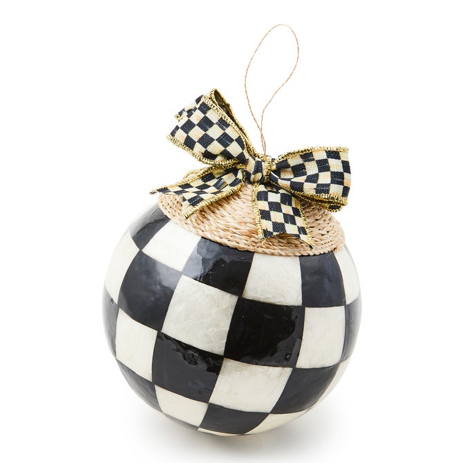 Check Capiz Jumbo Ball Ornament - {current_domain}