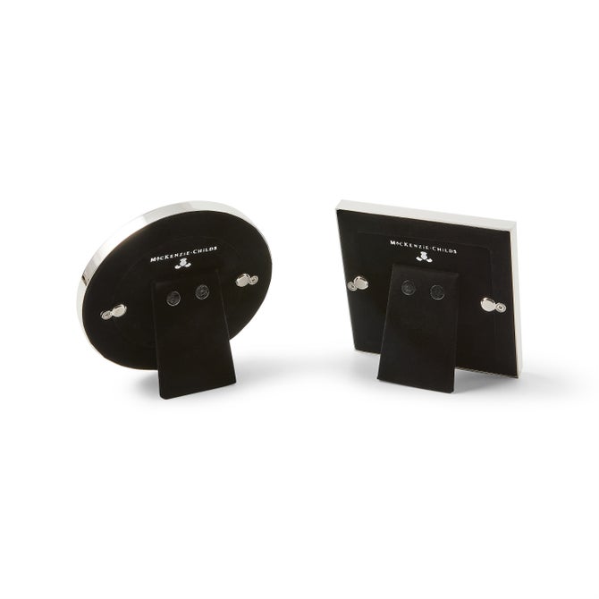 Courtly Check Silver Plated Frames, Set of 2 - {current_domain}