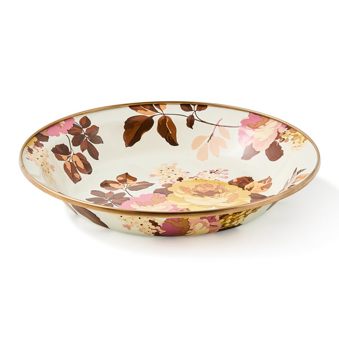 Wild Rose White Pie Plate - {current_domain}