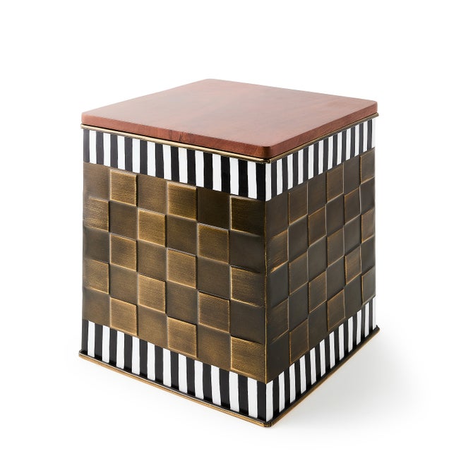 Courtly Stripe Short Storage Bin - {current_domain}