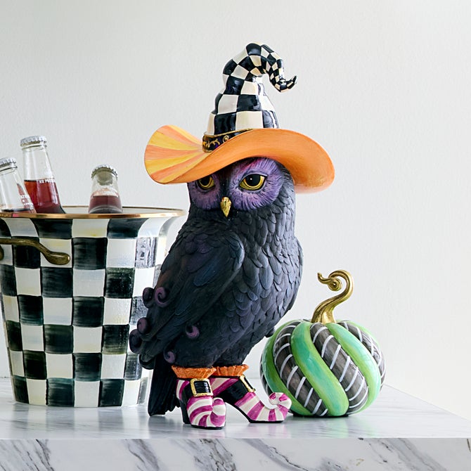 Witchy Owl Figurine - {current_domain}