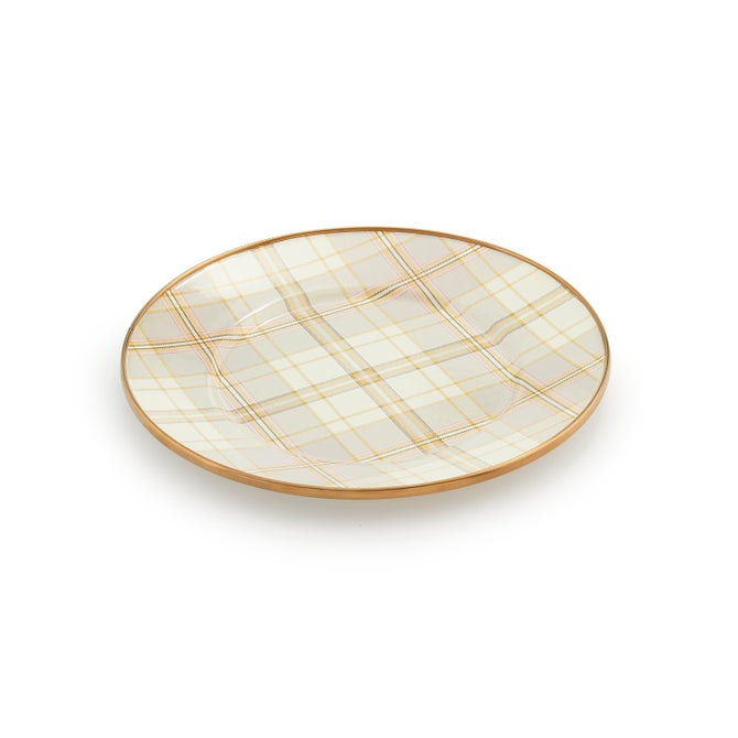 Tartan Latte Salad Plate - {current_domain}