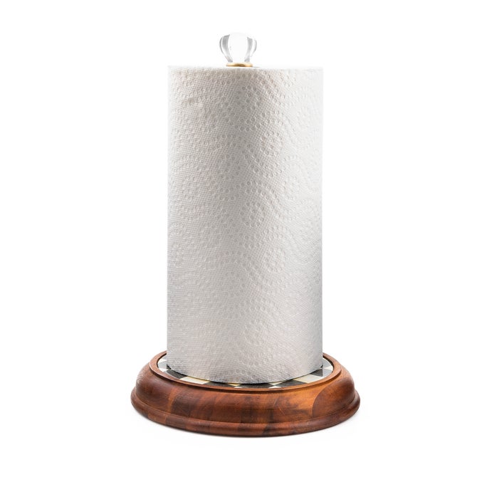 Courtly Check Wood Paper Towel Holder - {current_domain}