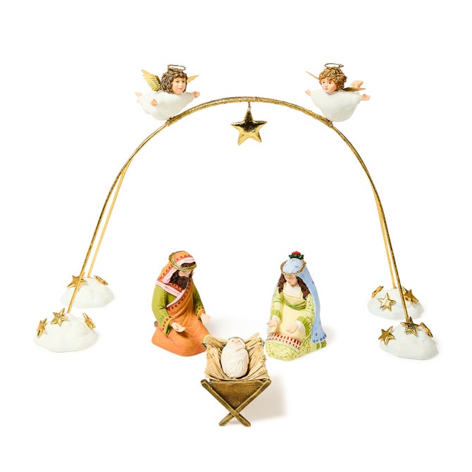 Patience Brewster Nativity Cherub Angels Arch Set, Set of 4 - {current_domain}