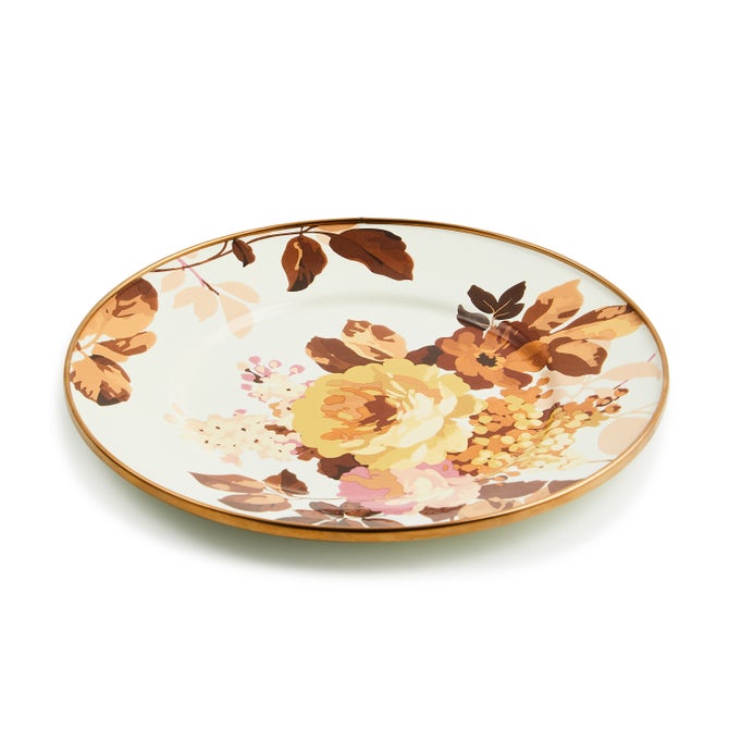 Wild Rose White Salad Plate - {current_domain}