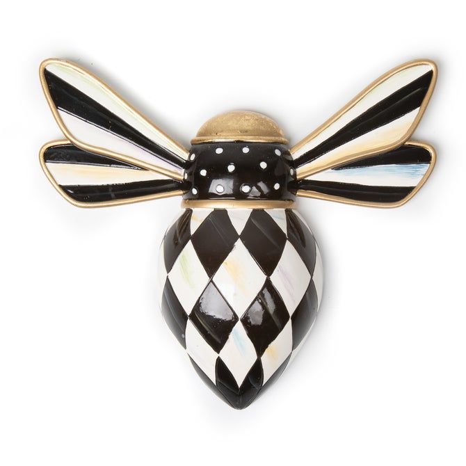 Courtly Check Bee Wall Decor - {current_domain}