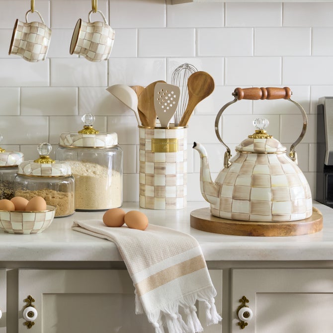 Check Enamelware Utensil Holder - {current_domain}