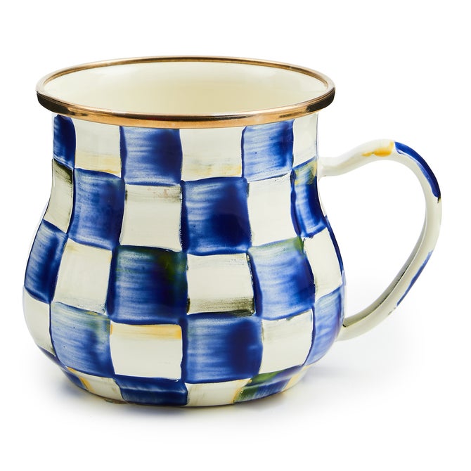 Royal Check Mug - {current_domain}