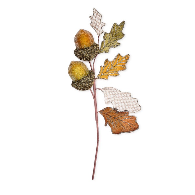 Mocha Check Acorn Spray - {current_domain}