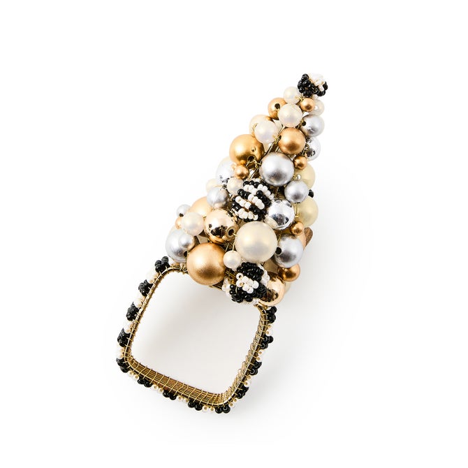 Glam Up Beaded Tree Napkin Rings, Set of 4 - {current_domain}