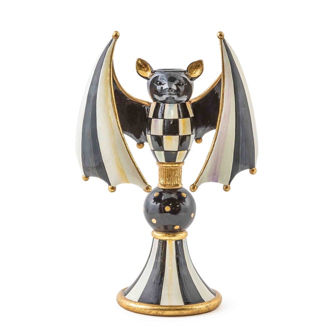 Courtly Check Bat Candle Holder - {current_domain}