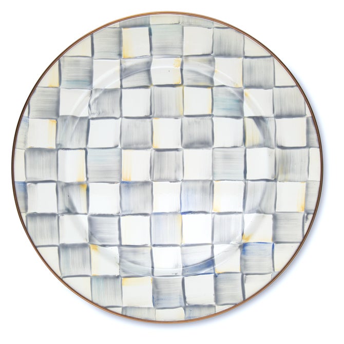 Sterling Check Enamel Dinnerware - {current_domain}