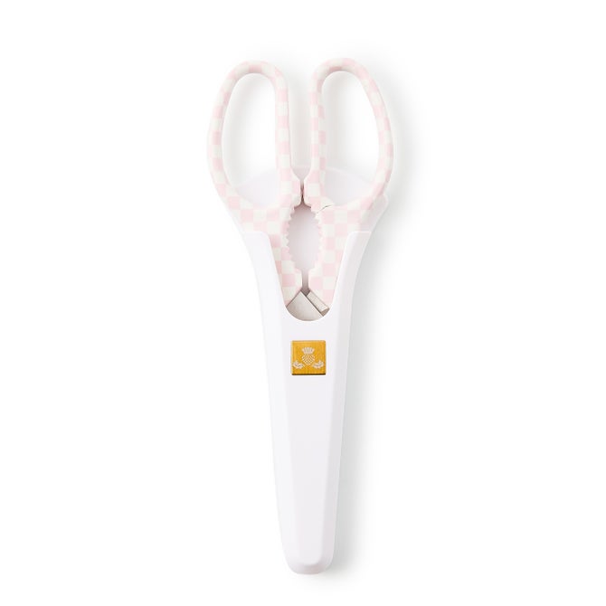 Pink & White Check Kitchen Shears - {current_domain}
