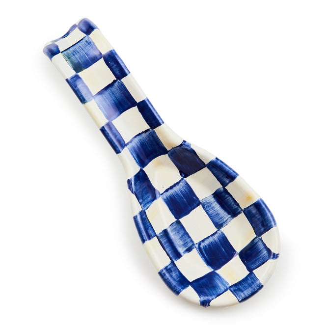 Royal Check Spoon Rest - {current_domain}