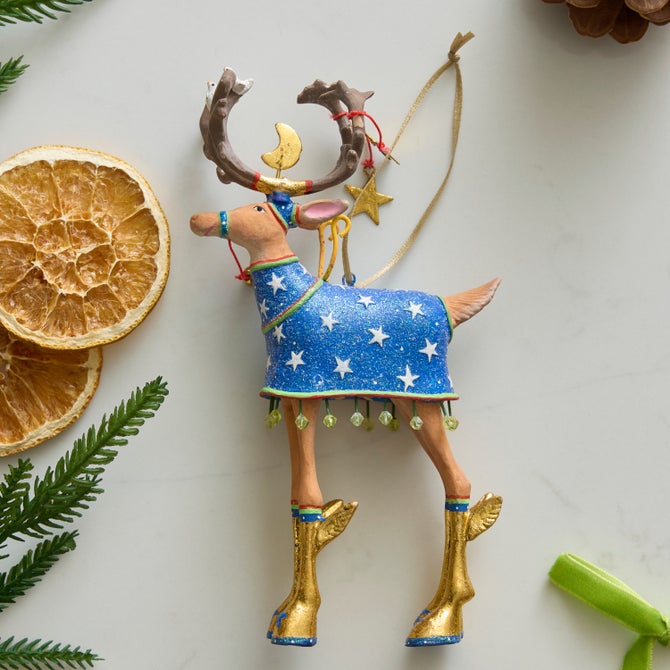 Patience Brewster Dash Away Comet Reindeer Ornament - {current_domain}