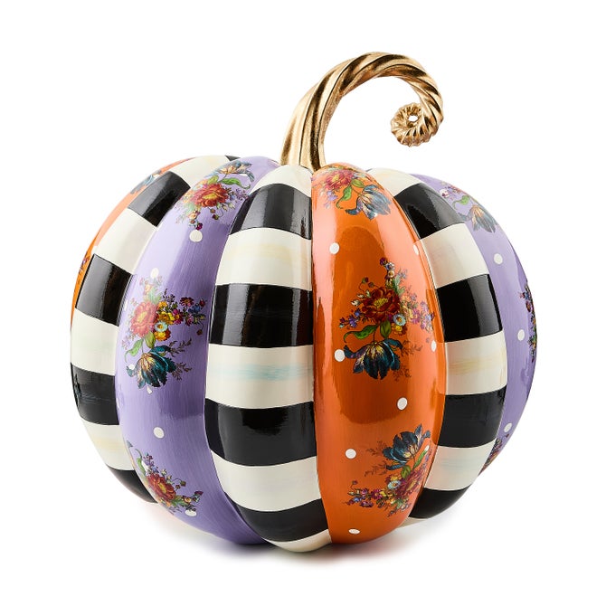 Violet Patchwork Extra Large Pumpkin - {current_domain}